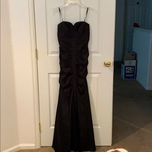 Formal black trumpet dress